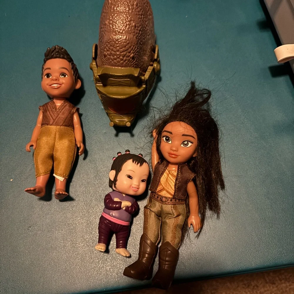 Adventure Doll Set with Brown and Purple Outfits